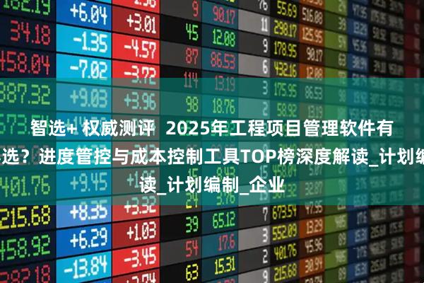 智选+ 权威测评  2025年工程项目管理软件有哪些值得选？进度管控与成本控制工具TOP榜深度解读_计划编制_企业