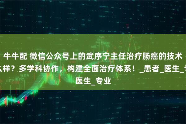 牛牛配 微信公众号上的武序宁主任治疗肠癌的技术怎么样？多学科协作，构建全面治疗体系！_患者_医生_专业