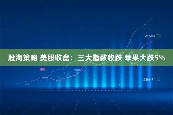 股海策略 美股收盘：三大指数收跌 苹果大跌5%