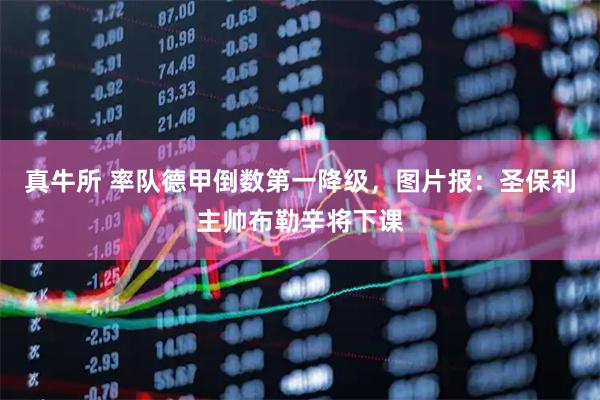 真牛所 率队德甲倒数第一降级，图片报：圣保利主帅布勒辛将下课