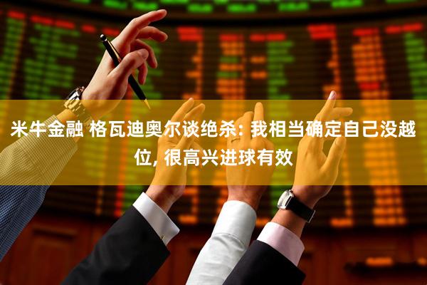 米牛金融 格瓦迪奥尔谈绝杀: 我相当确定自己没越位, 很高兴进球有效